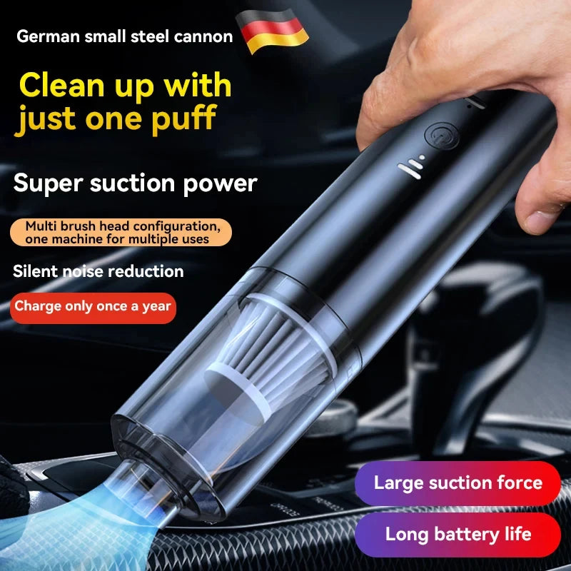 4-in-1 Portable Wireless Car Vacuum & Mini Blower