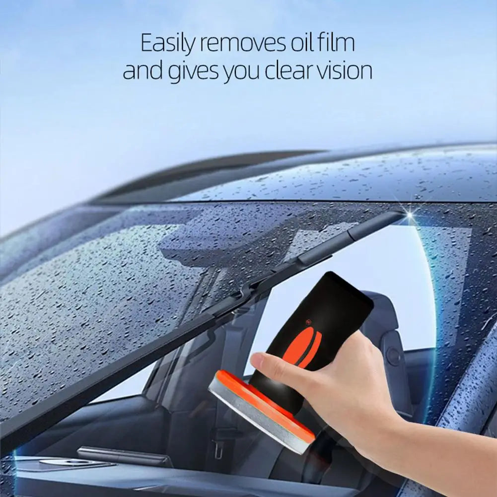 Handheld Glass Oil Film Remover – Car Windshield & Mirror Cleaner