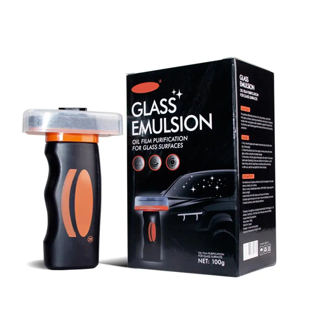 Handheld Glass Oil Film Remover – Car Windshield & Mirror Cleaner